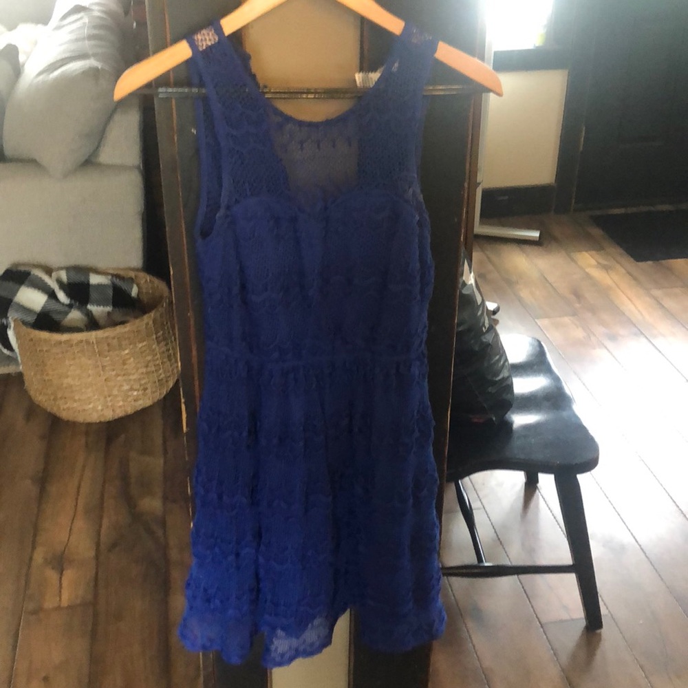 Blue dress
